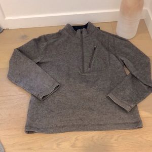 Toad & Co. wool quarter zip mid layer pullover